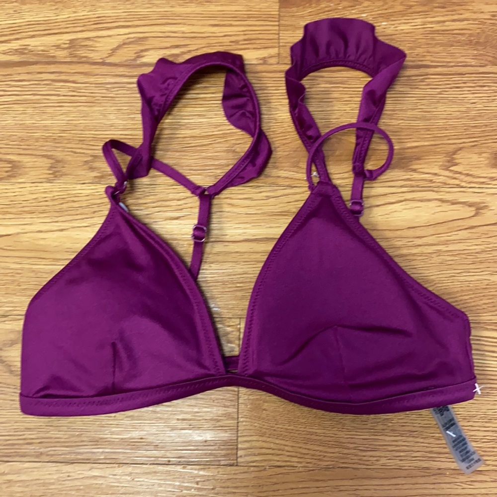 Purple bikini top